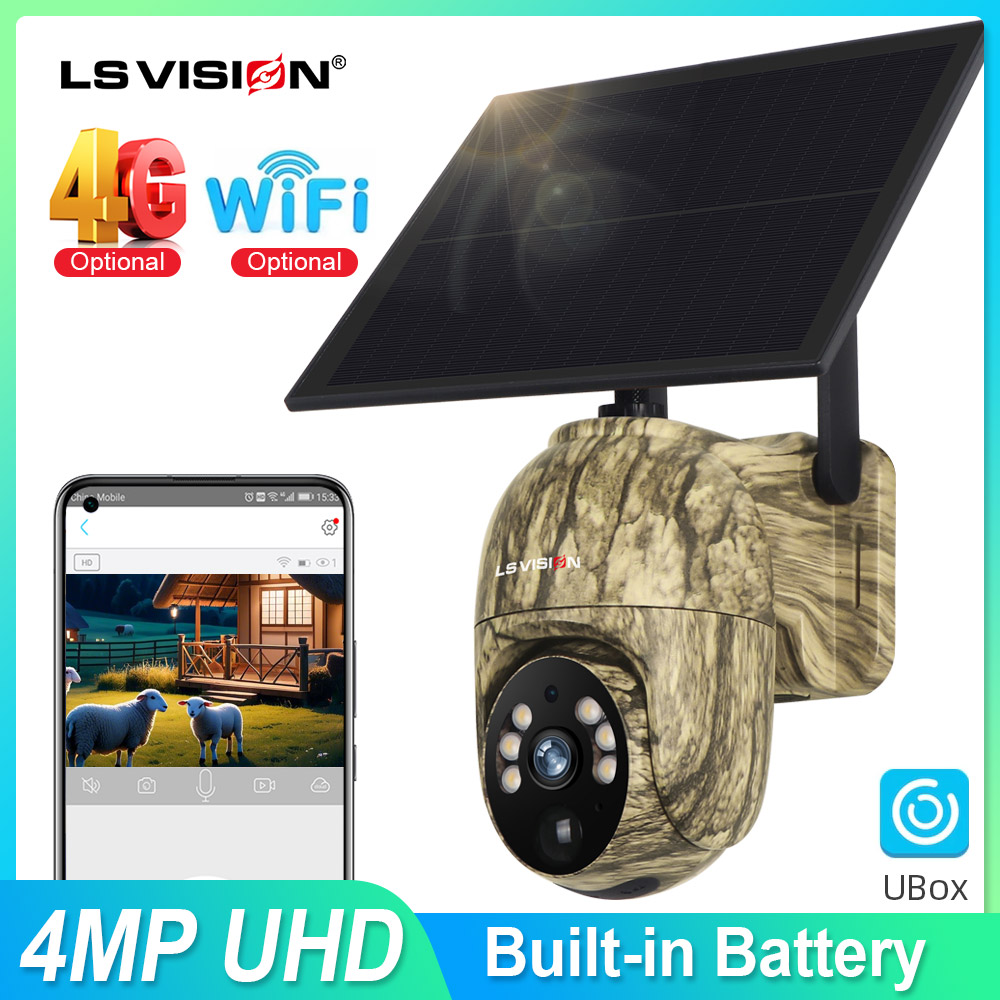 Outdoor Hunting Camera Wireless - LS VISION 2K Câmera de segurança