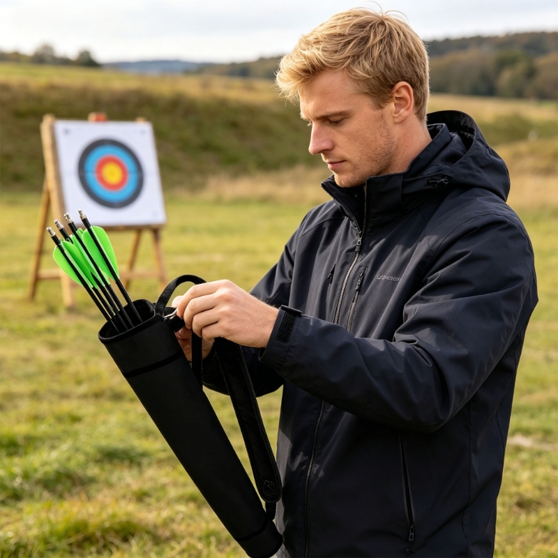 Quiver Arrow Back - Archerys titular adulto setas quivers quadril