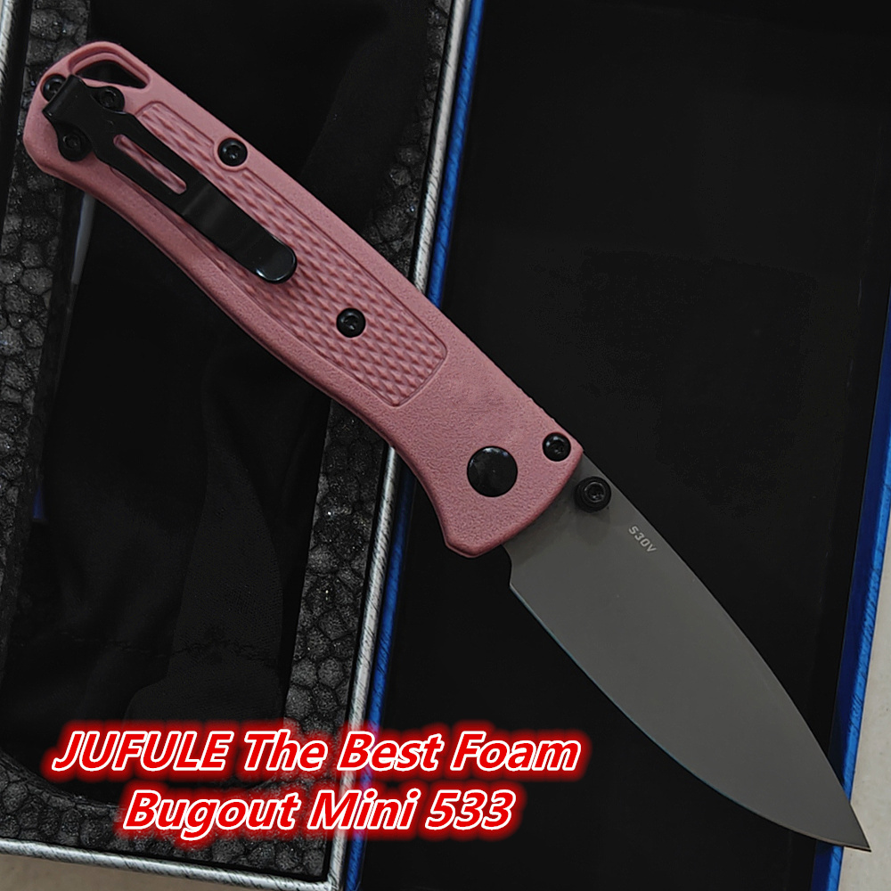 Best Hunting Outdoor Knife - Faca Dobrável JUFULE Bugout Mini 533