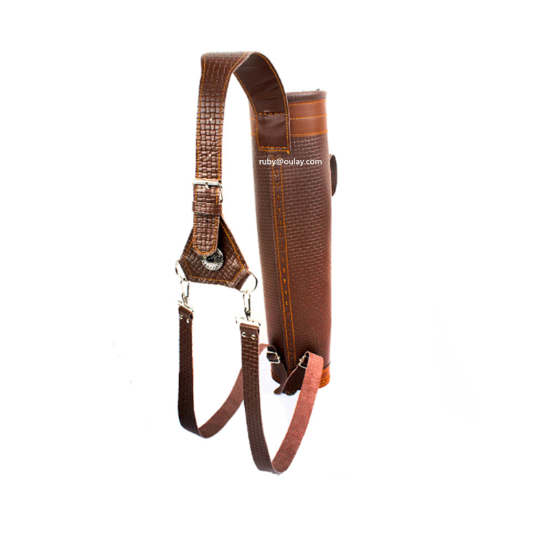 Quiver Arrow Back - Quiver de Flechas de Couro Feito