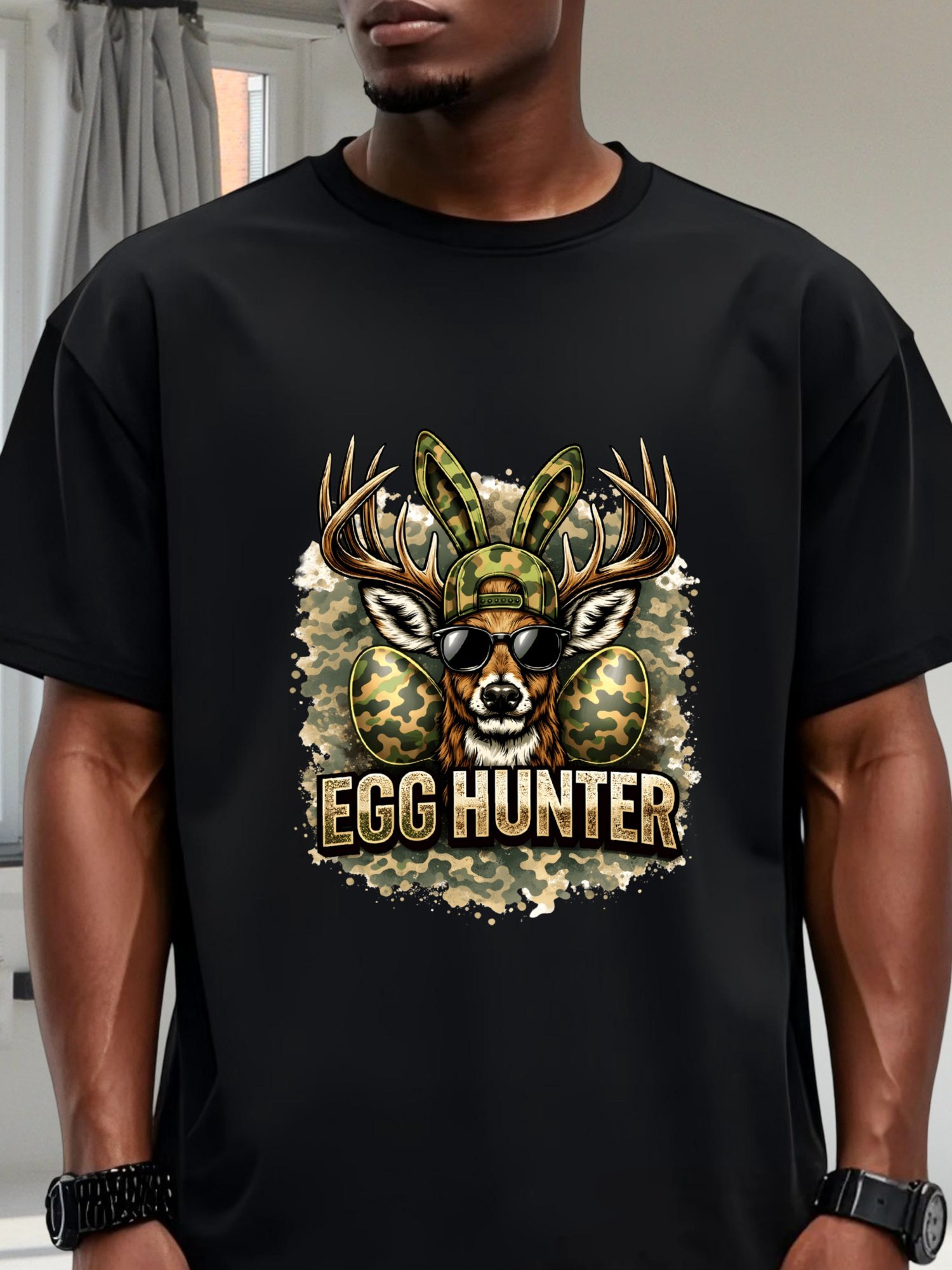 Camiseta Preta Camuflada para  - Wildman Hunting & Outdoor avaliação e preço