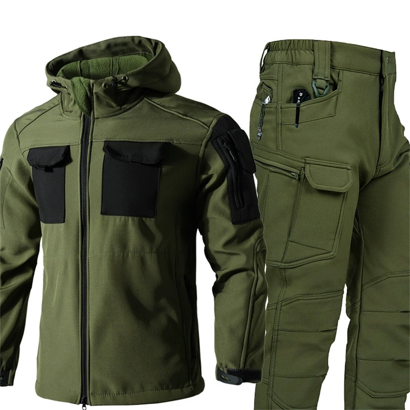 Inverno ao ar livre térmico ma - Outdoor Hunting Coat avaliação e preço