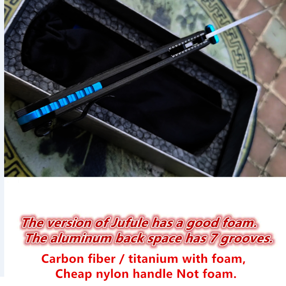 Julfe melhor cabo de fibra de  - Best Hunting Outdoor Knife avaliação e preço