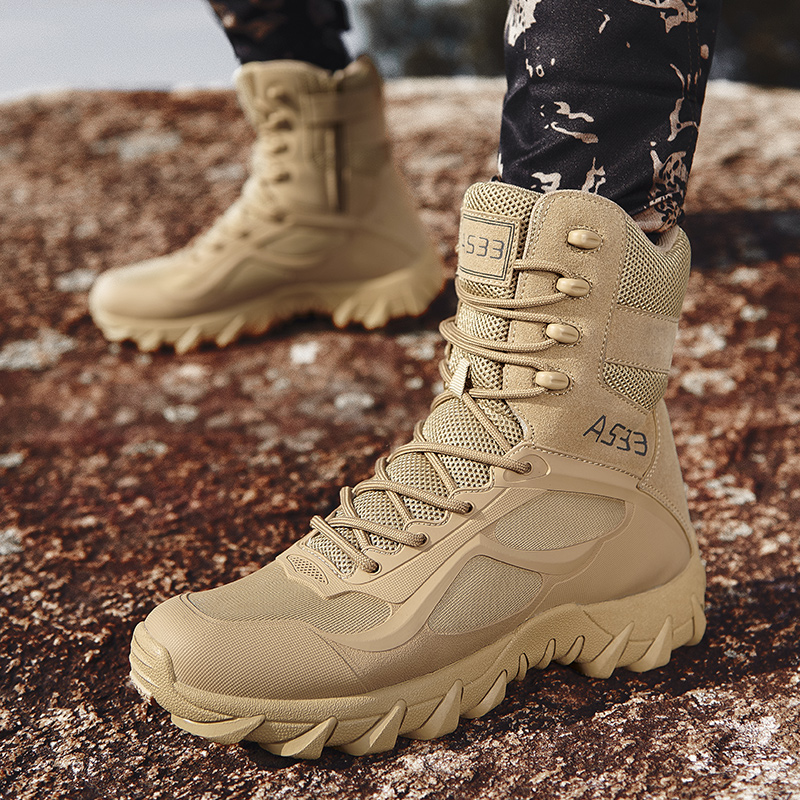 Bota tática masculina, sapatos - Hunting Outdoor Brands avaliação e preço