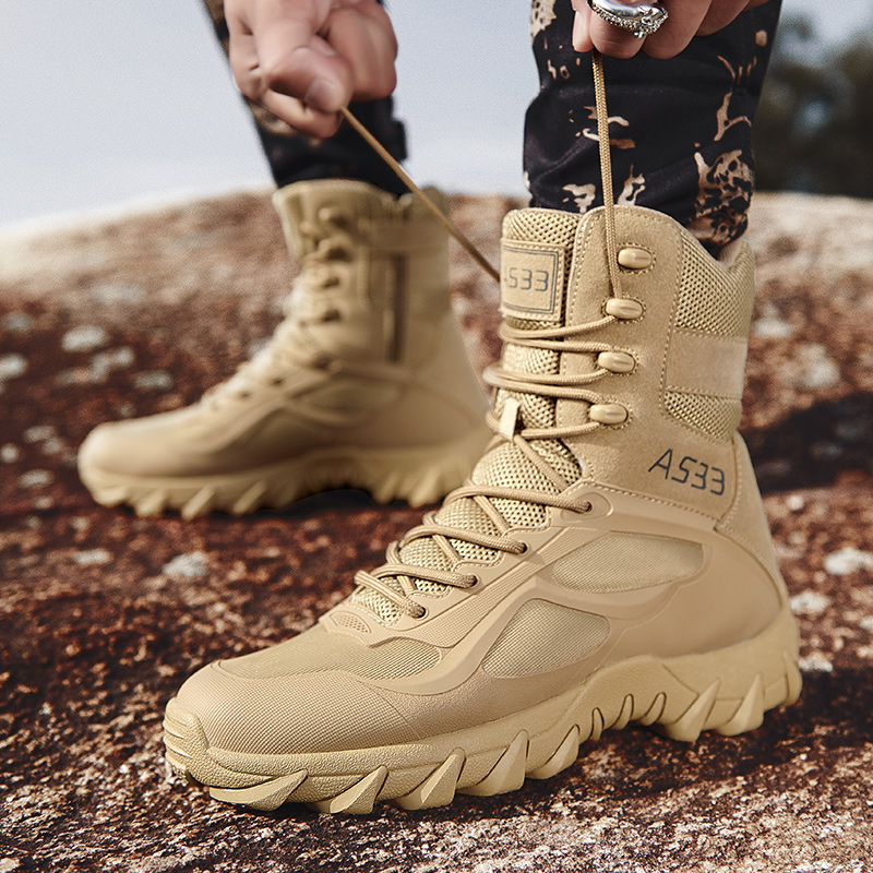 Bota tática masculina, sapatos - Hunting Outdoor Brands avaliação e preço