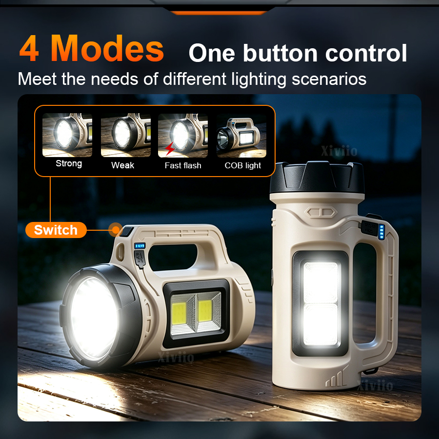 Multicena portátil led tocha s - Tactical Flashlight Rechargeable avaliação e preço