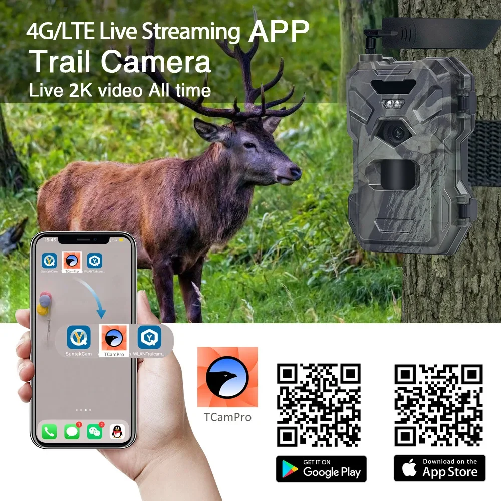HC-880Pro 4g 30mp hd 2k visão  - Outdoor Hunting Camera Wireless avaliação e preço