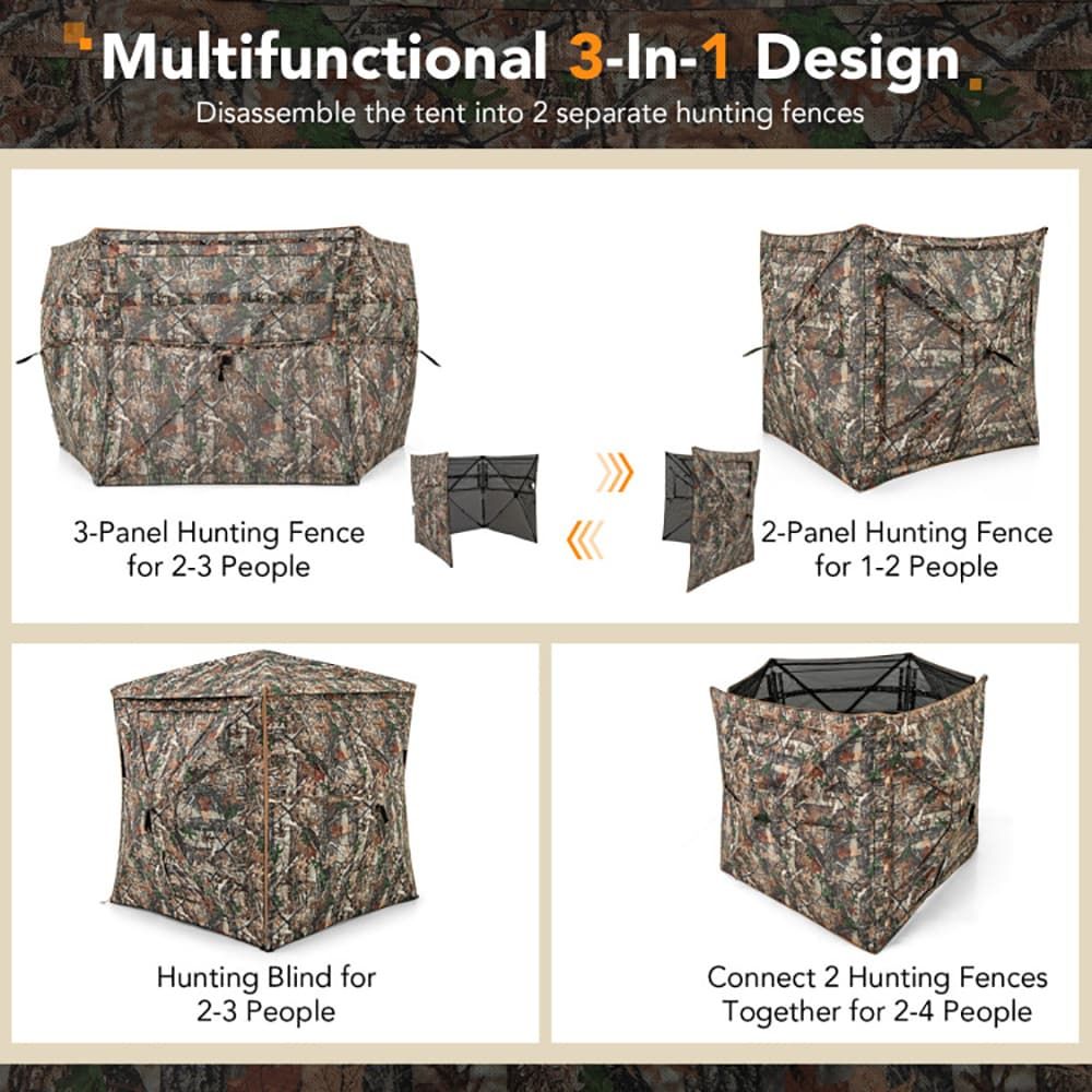 Abrigo de Caça Desmontável 5 e - Outdoor Hunting Blinds avaliação e preço