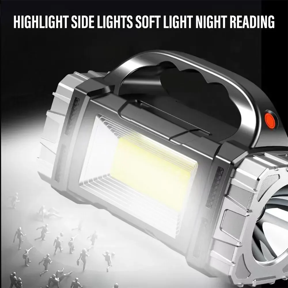 Nova Lanterna LED Solar Recarr - Tactical Flashlight Rechargeable avaliação e preço