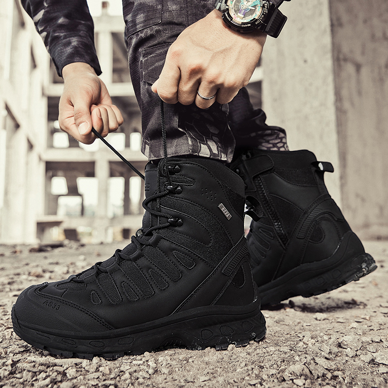Novos homens botas táticas mar - Hunting Outdoor Brands avaliação e preço