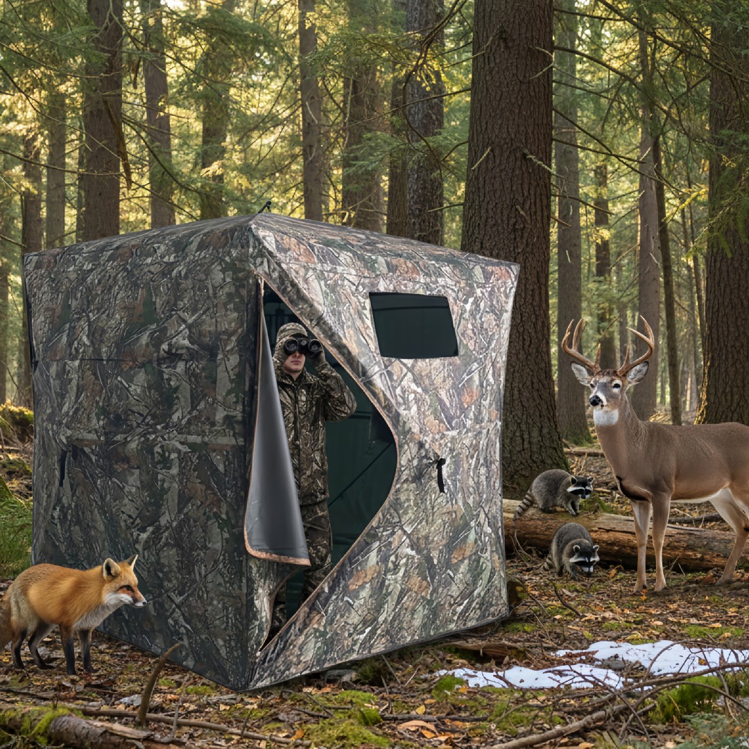 Abrigo de Caça Camuflado Pop-U - Outdoor Hunting Blinds avaliação e preço