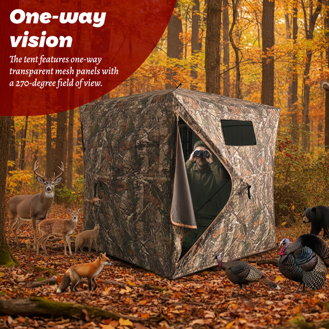 Abrigo de Caça Camuflado Pop-U - Outdoor Hunting Blinds avaliação e preço