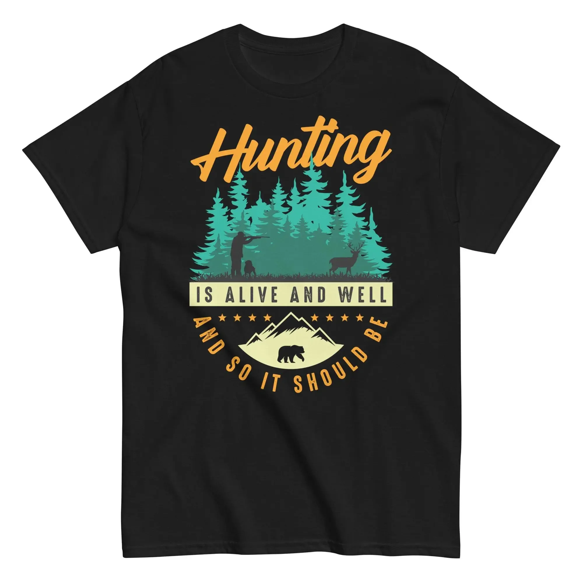 Camiseta 'Eu Devia Estar Caçan - Wildman Hunting & Outdoor avaliação e preço