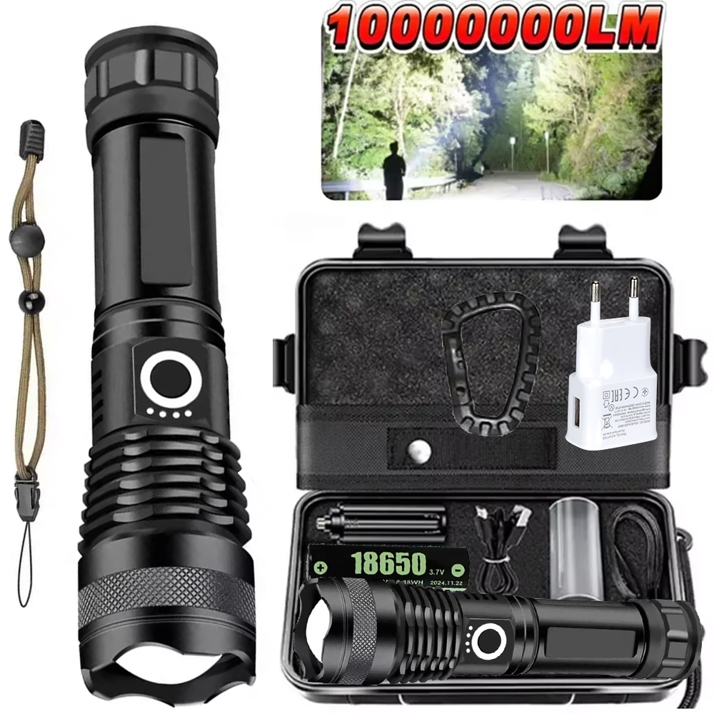 Lanterna led de alta potência  - Tactical Flashlight Rechargeable avaliação e preço