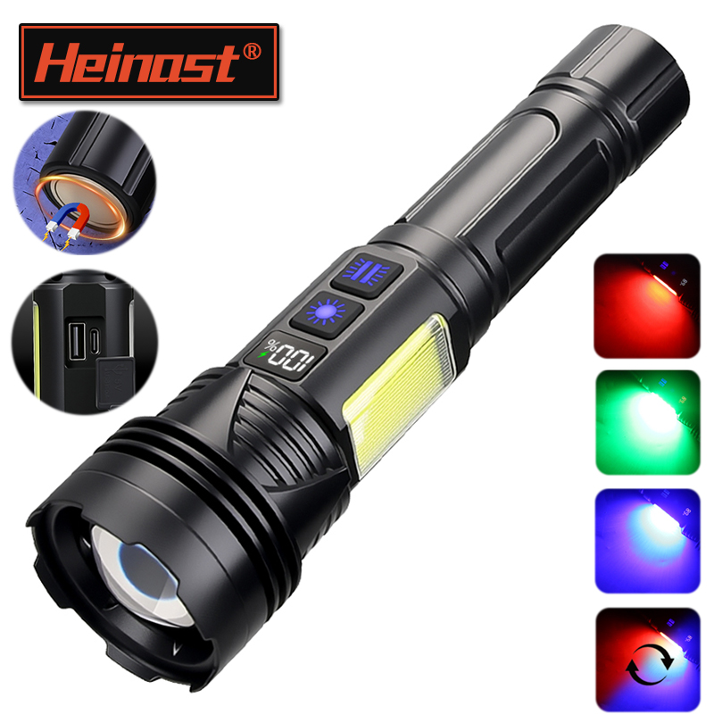 Lanterna LED Portátil Poderosa - Tactical Flashlight Rechargeable avaliação e preço