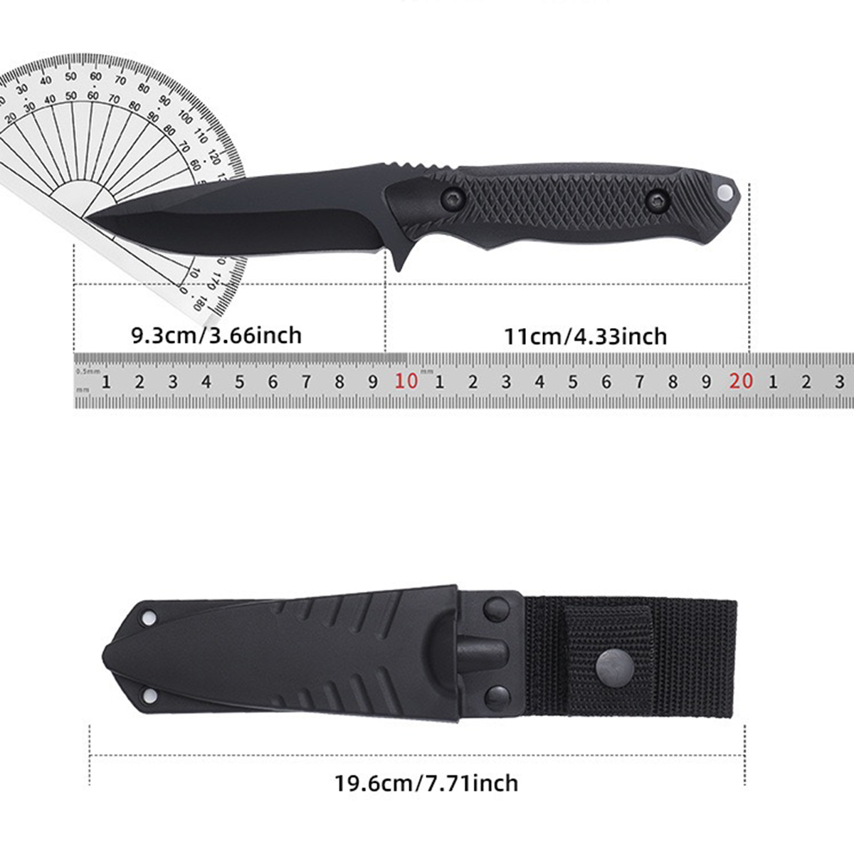 Faca de Frutas Black Blade, Fa - Hunting Knife Outdoor avaliação e preço